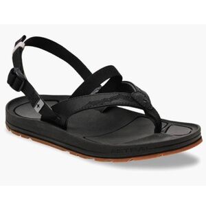 ASTRAL Rosa Flip Flops Covertible Sandals Black 8 40